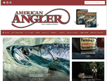 Tablet Screenshot of americanangler.com